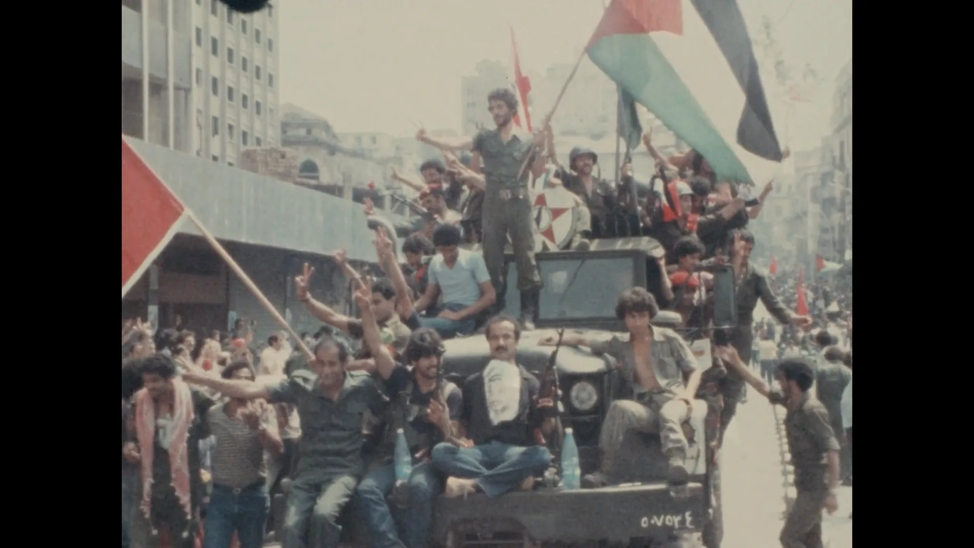 Still from the film Beyrouth, ma ville by Jocelyne Saab
