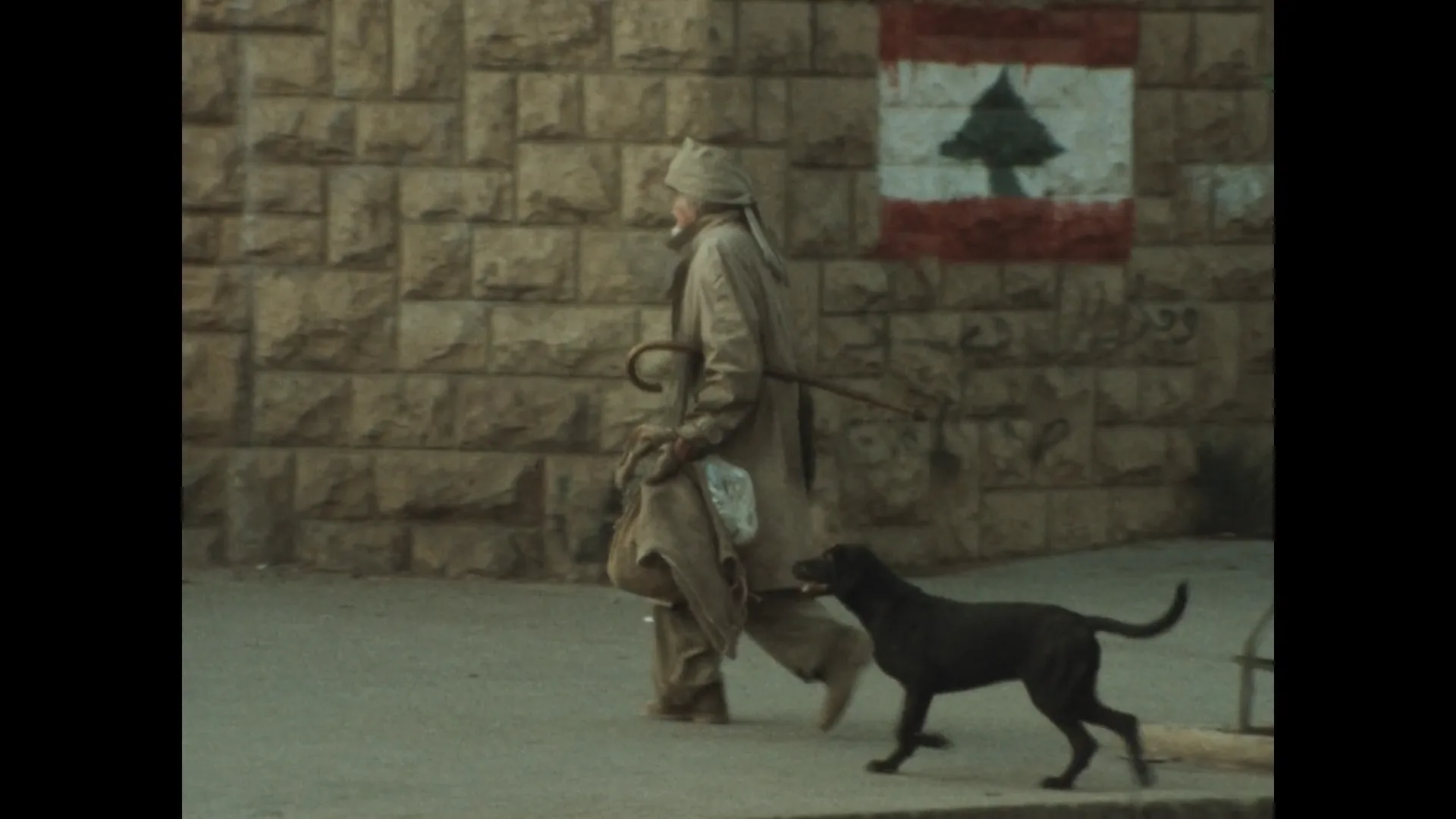 Still from the film Beyrouth, ma ville by Jocelyne Saab