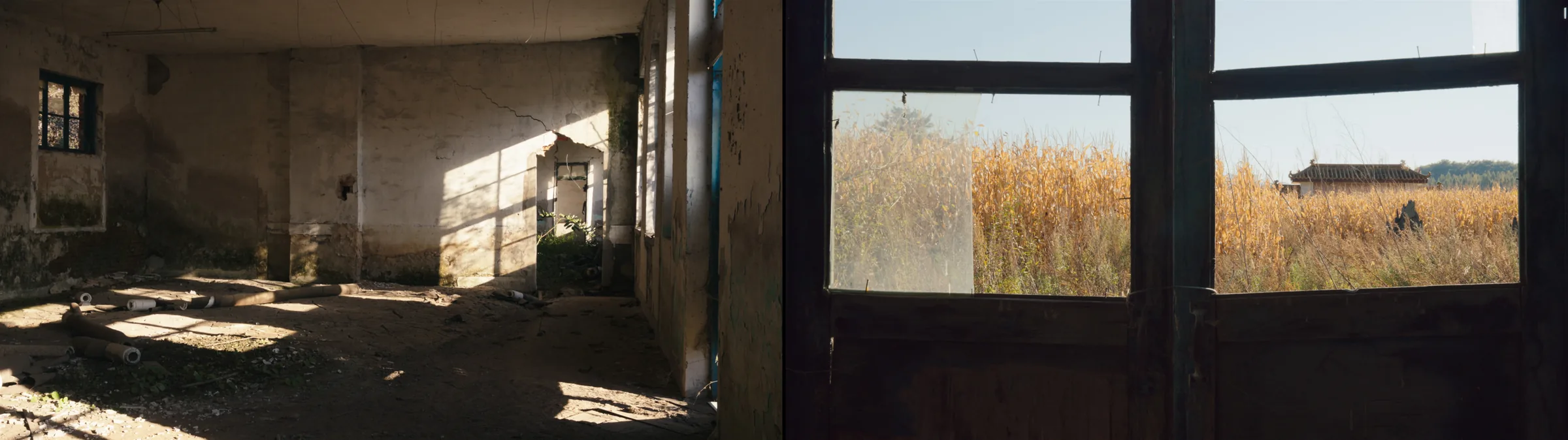 Still from the film Hostile Landscapes by Hanwen Zhang